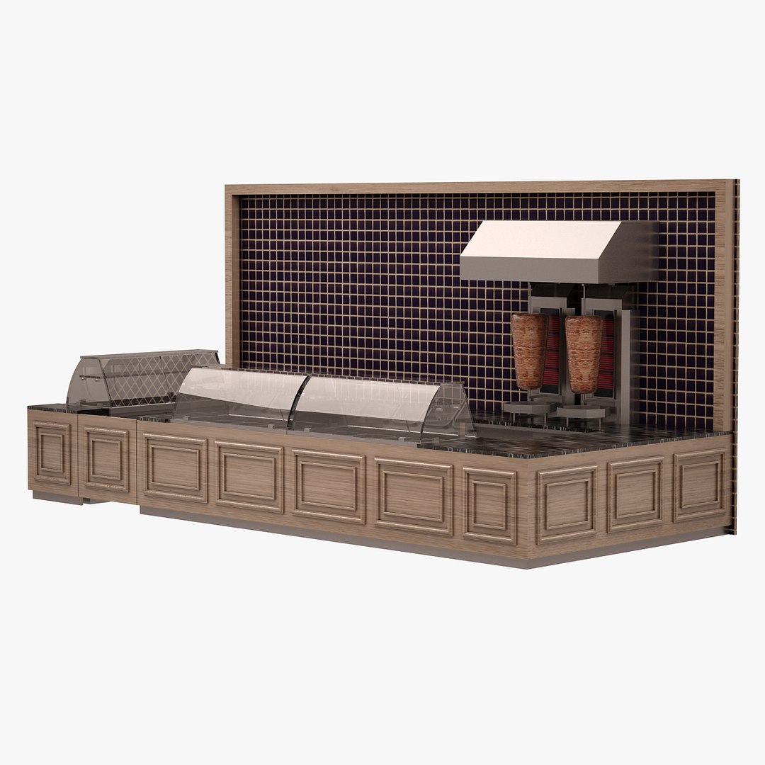 Bar Set 3d Max