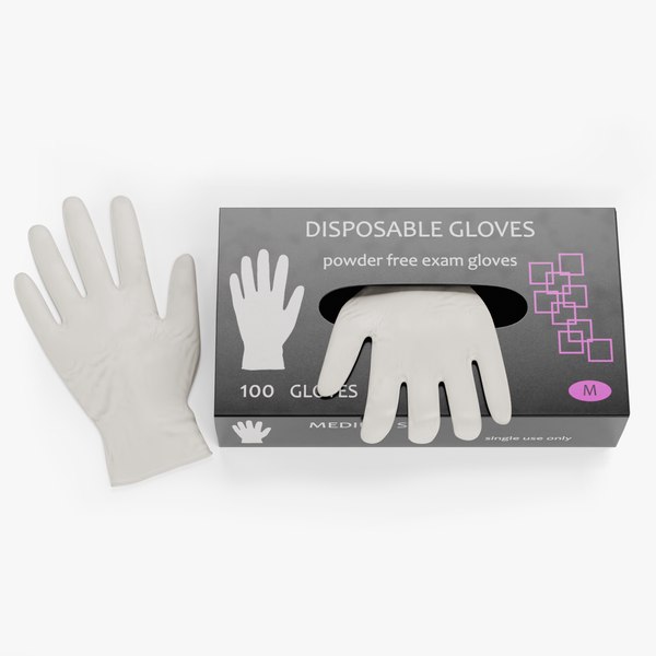 3D disposable gloves box 1 - TurboSquid 1596024