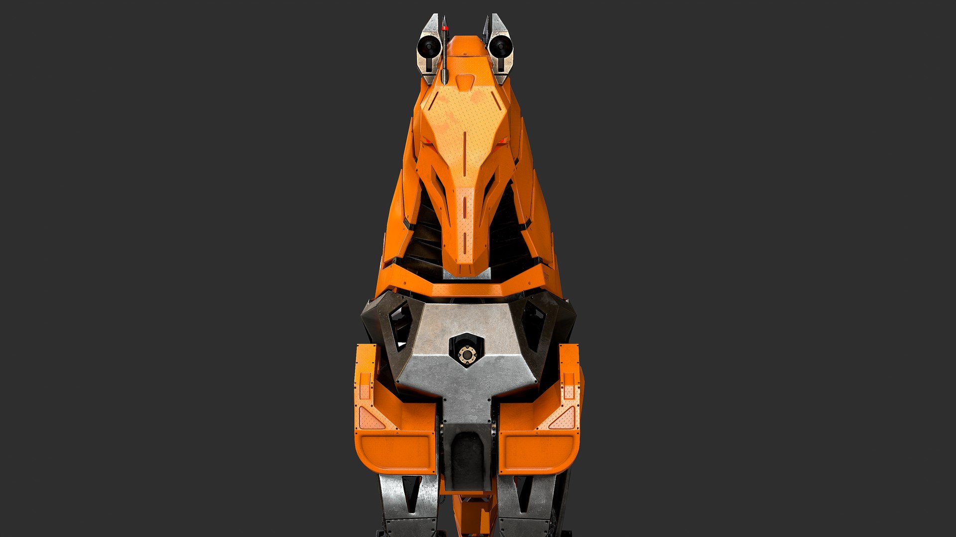 3D Sci-Fi mech horse model - TurboSquid 1937780