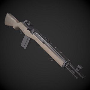 Springfield Armory M1A 3D model