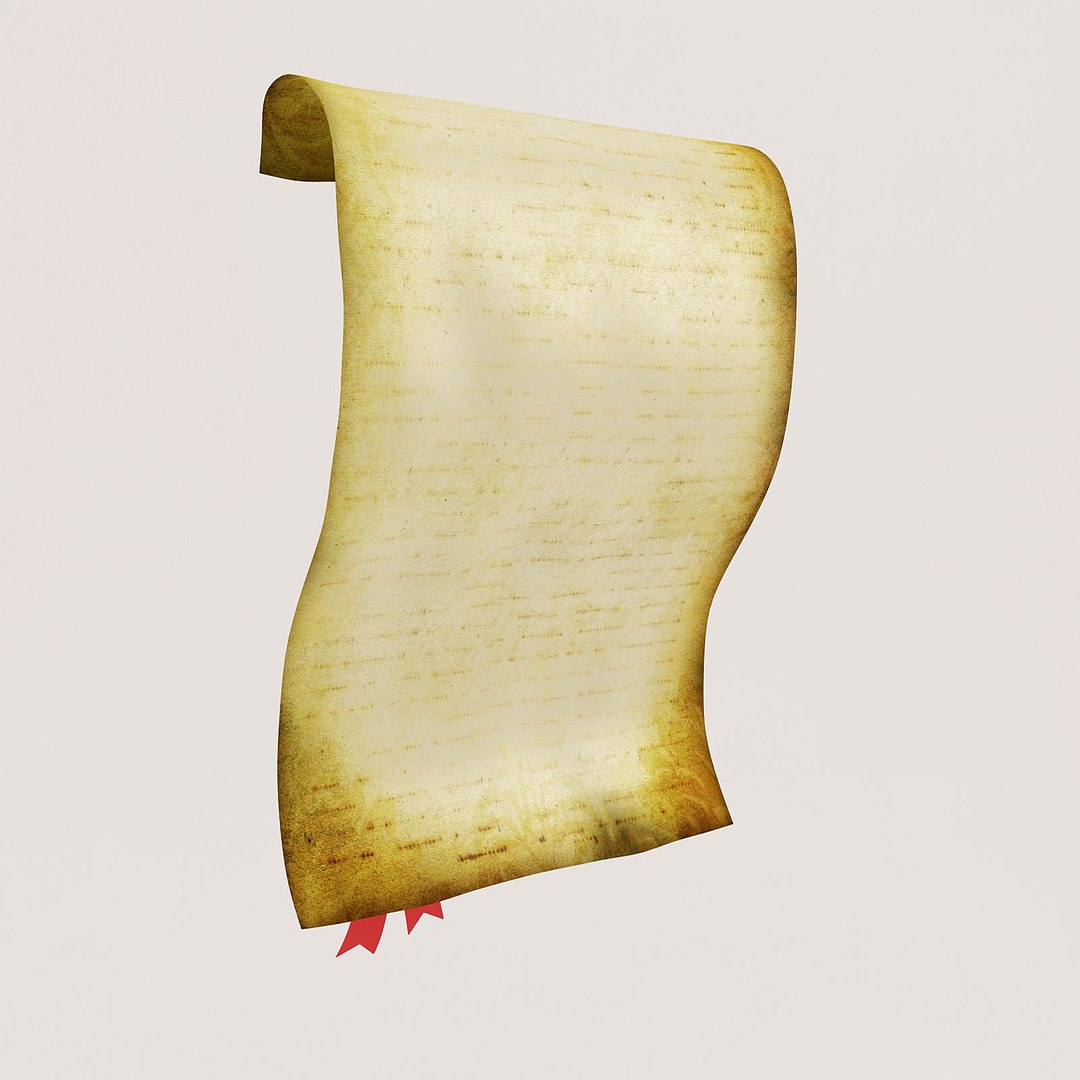 3d Scroll Model