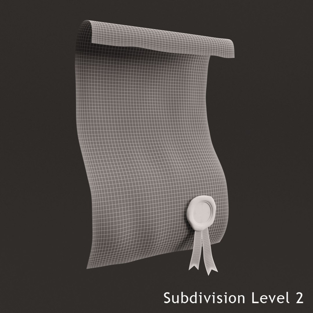 3d Scroll Model