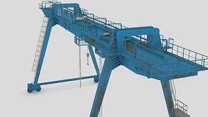 3D gantry crane model