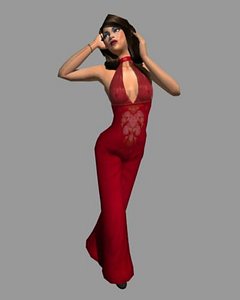 3d sexy female