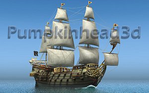 captain kidd 3d c4d