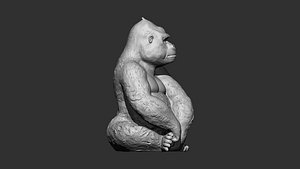 Gorilla 3d print model