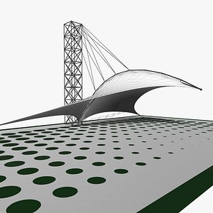 Eagle Membrane Tensile Structure 3D