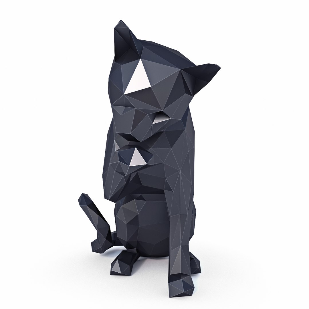 3D Cat V1 Model - TurboSquid 1281491