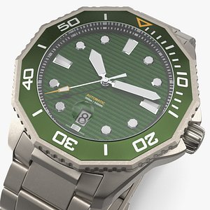 Water Resistant Analog Watch Green