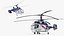 3D KA-32T Helicopter Operated South Korea with Interior Rigged for Maya model