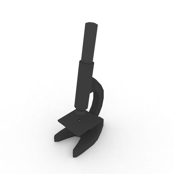 3D Low poly simple microscope - TurboSquid 2048811
