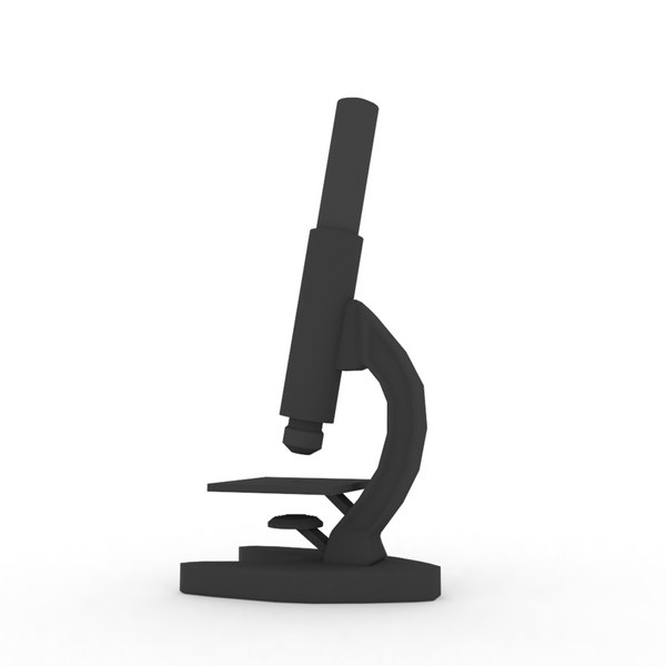 3D Low poly simple microscope - TurboSquid 2048811