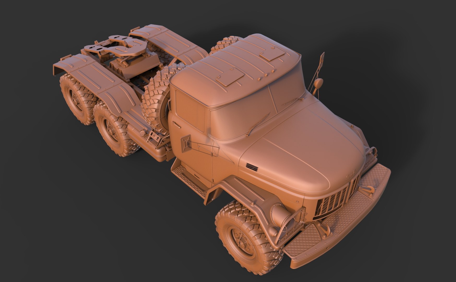 3D Zil 131 Truck Tractor model https://p.turbosquid.com/ts-thumb/Dn/I6rdTx/T4/14/jpg/1776699579/1920x1080/fit_q87/96d4d45a8af5f3809caf78168157ffda30b2e257/14.jpg