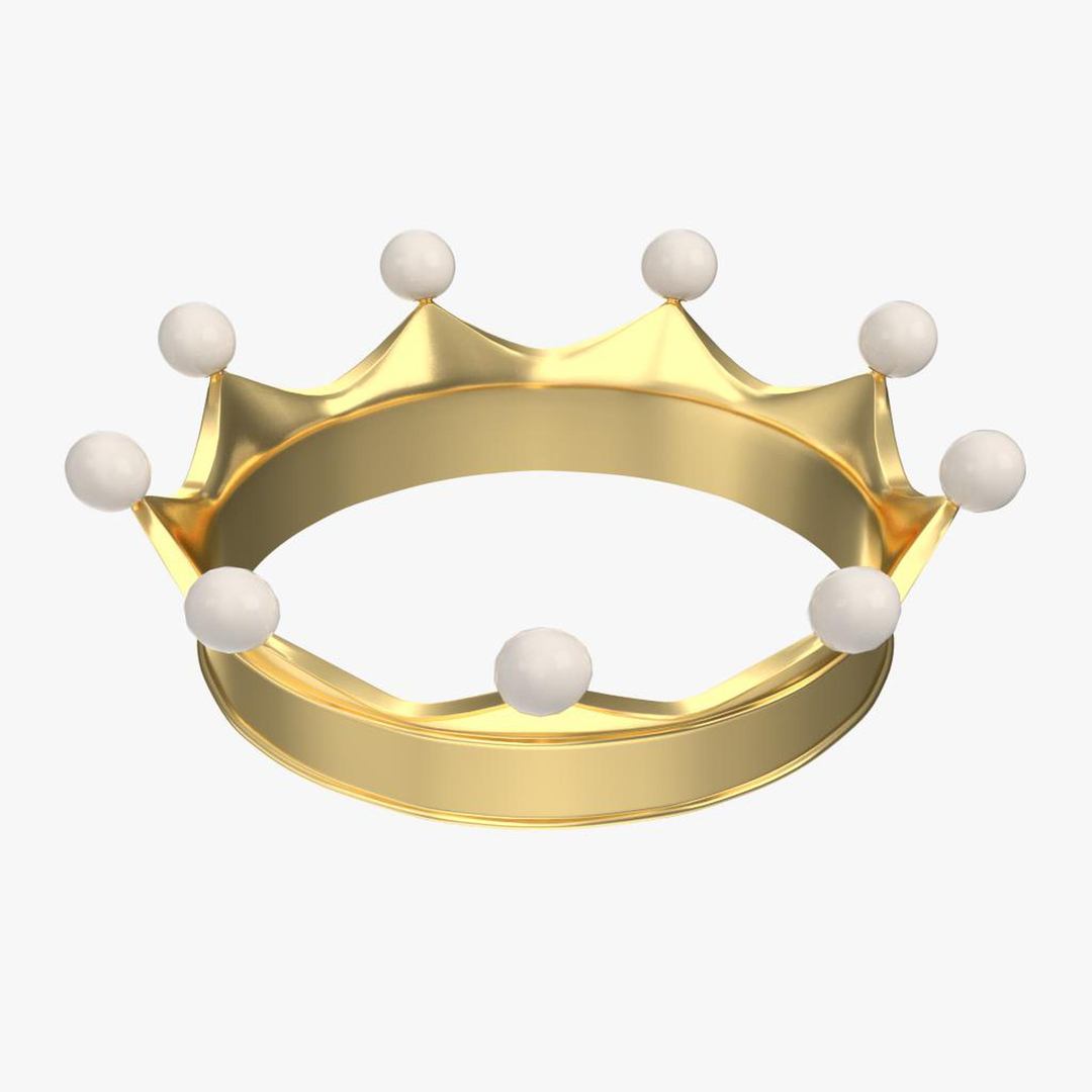 3D gold crown pearls model https://p.turbosquid.com/ts-thumb/Dn/OtJ64T/d2Ksp1nJ/gold_crown_with_pearlsturntable/jpg/1580727433/1920x1080/turn_fit_q99/4667a8deced676716d96e6691f76488b65bd7a52/gold_crown_with_pearlsturntable-1.jpg