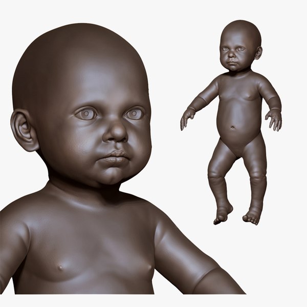 Baby 3D model