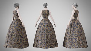 Dress 32 Royal Baroque Brocade