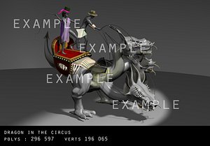 3ds max dragon circus