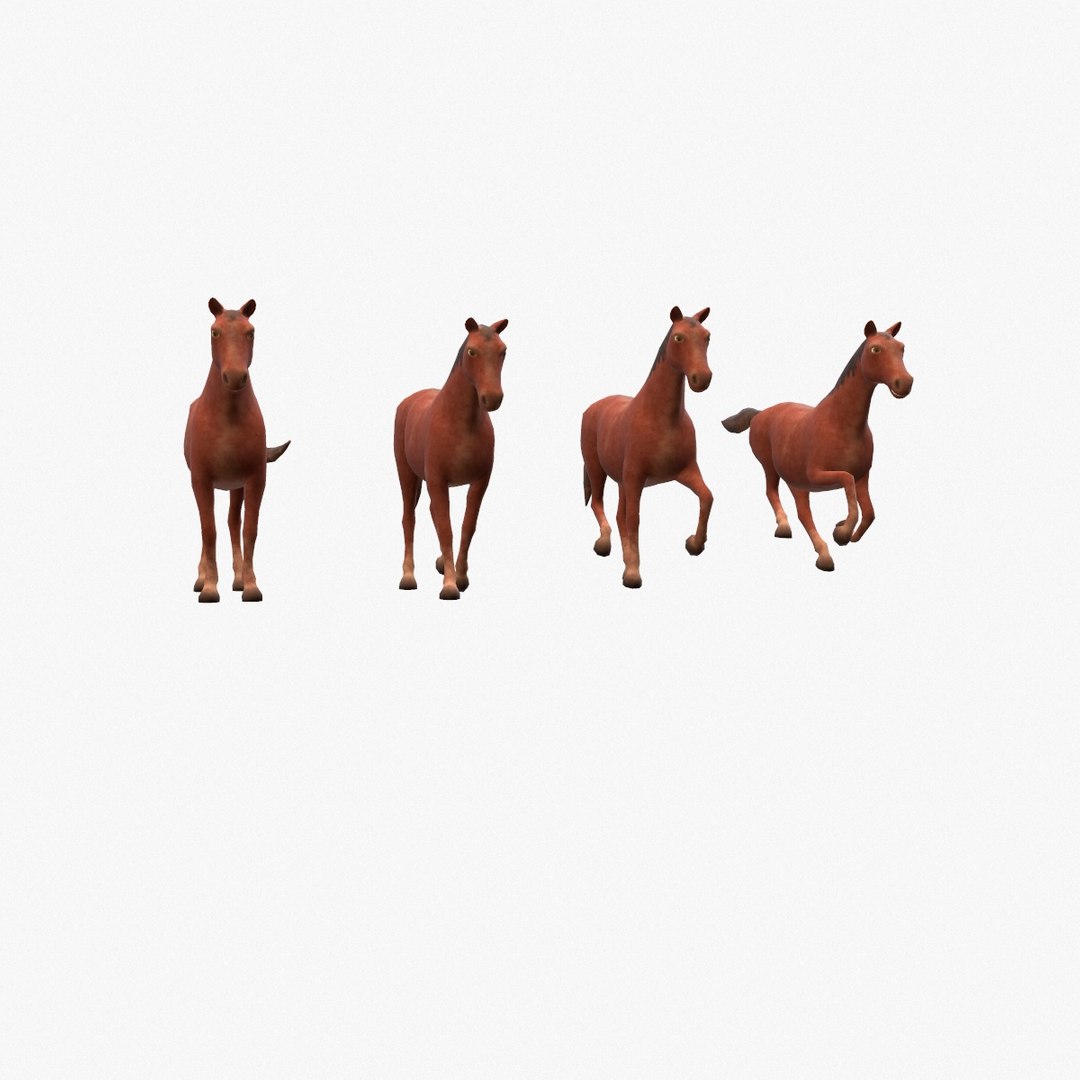 Horse Rig Animations Model - TurboSquid 1447977