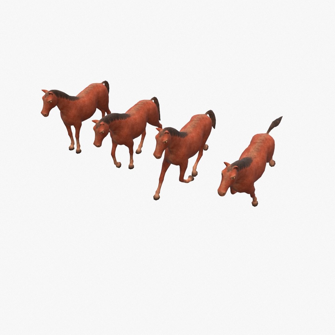 Horse Rig Animations Model - TurboSquid 1447977