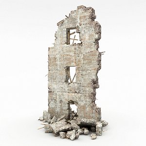 ruins building 3d max