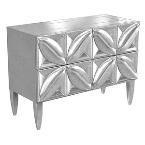 3D Dahlia Metal Nightstand  Bernhardt Interiors