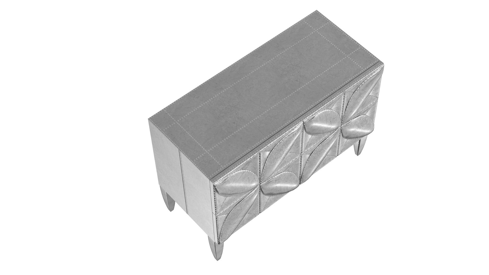 3D Dahlia Metal Nightstand Bernhardt Interiors TurboSquid 1931553