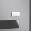 Imán para nevera rectangular redondo blanco: recuerdo magnético rectangular para el refrigerador