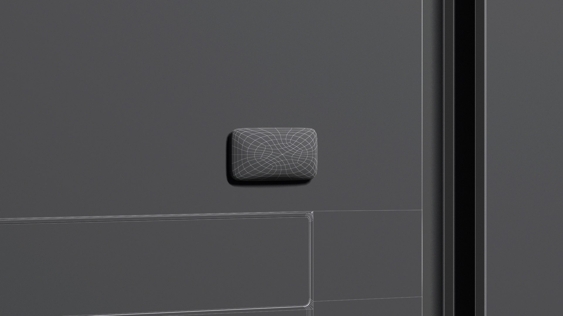 White Round Rectangle Fridge Magnet - rectangular magnetic souvenir on refrigerator 3D https://p.turbosquid.com/ts-thumb/Dn/qIMit3/6t/wireframe02/jpg/1750147027/1920x1080/fit_q87/f5f89dbcd9a169a13e874416b5330d9594c849b1/wireframe02.jpg