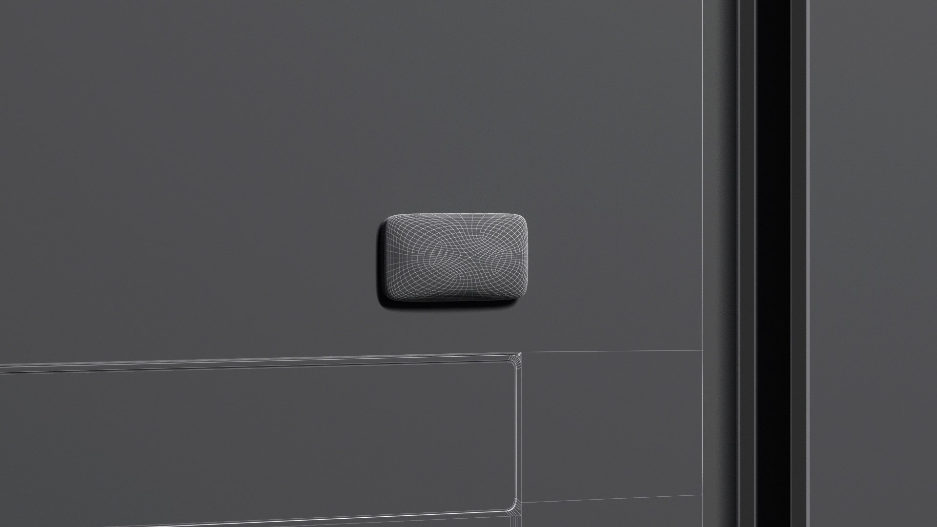 White Round Rectangle Fridge Magnet - rectangular magnetic souvenir on refrigerator 3D https://p.turbosquid.com/ts-thumb/Dn/qIMit3/kj/wireframe03/jpg/1750147027/1920x1080/fit_q87/ef9aed5a087e883c01b234f2290af17eab75e2dc/wireframe03.jpg