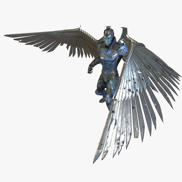 3d model character comicon 2014 angel wings