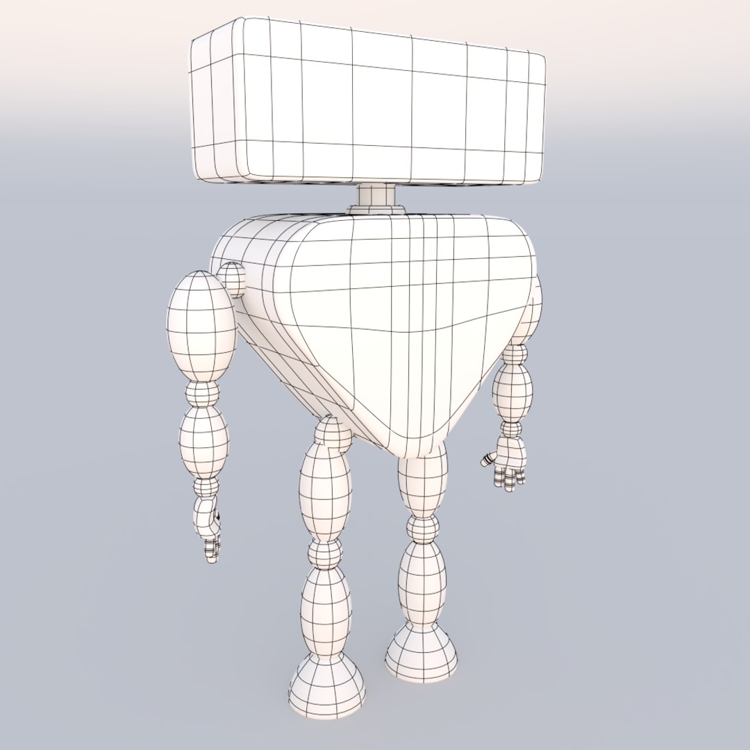 Toy Robot 006 3D Model - TurboSquid 1524823