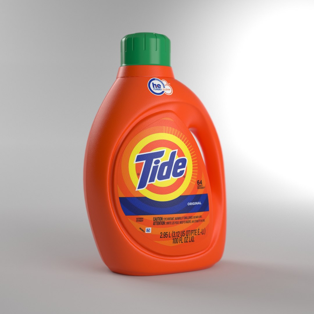 Tide detergent bottle model - TurboSquid 1169924