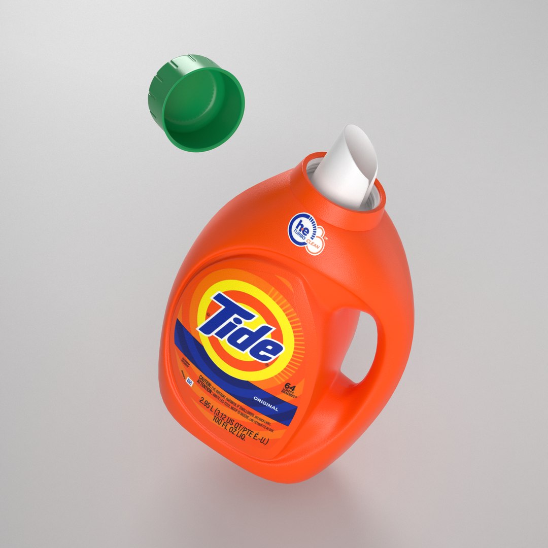 Tide detergent bottle model - TurboSquid 1169924