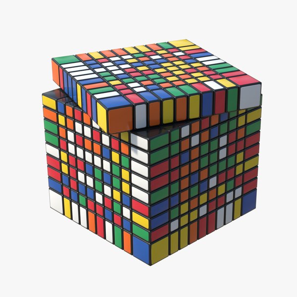 3D Animated Rubiks Cube 10x10 - TurboSquid 2081475