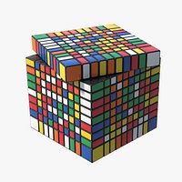 Animated Rubiks Cube 10x10