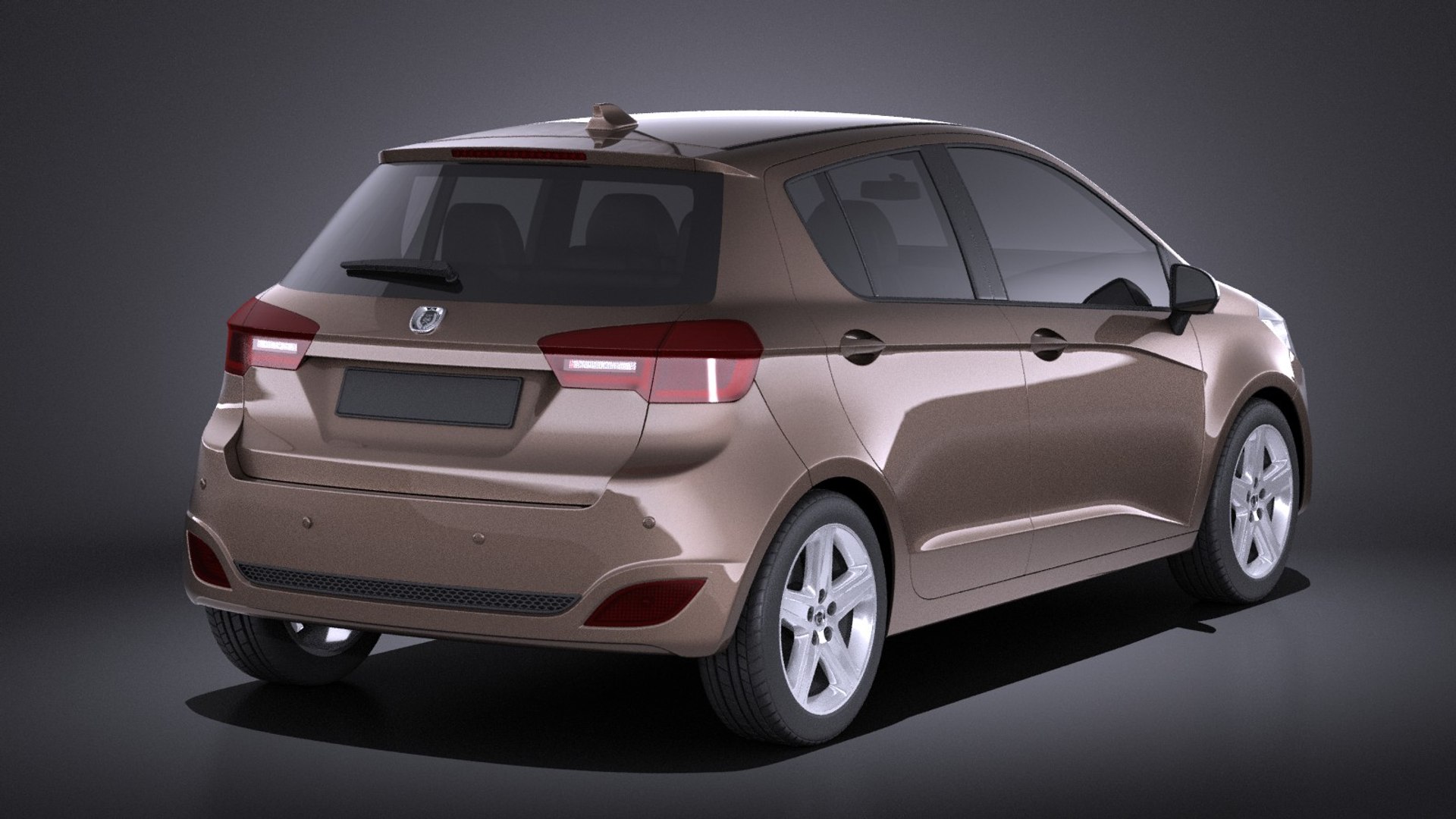 3d 2016 hatchback generic model