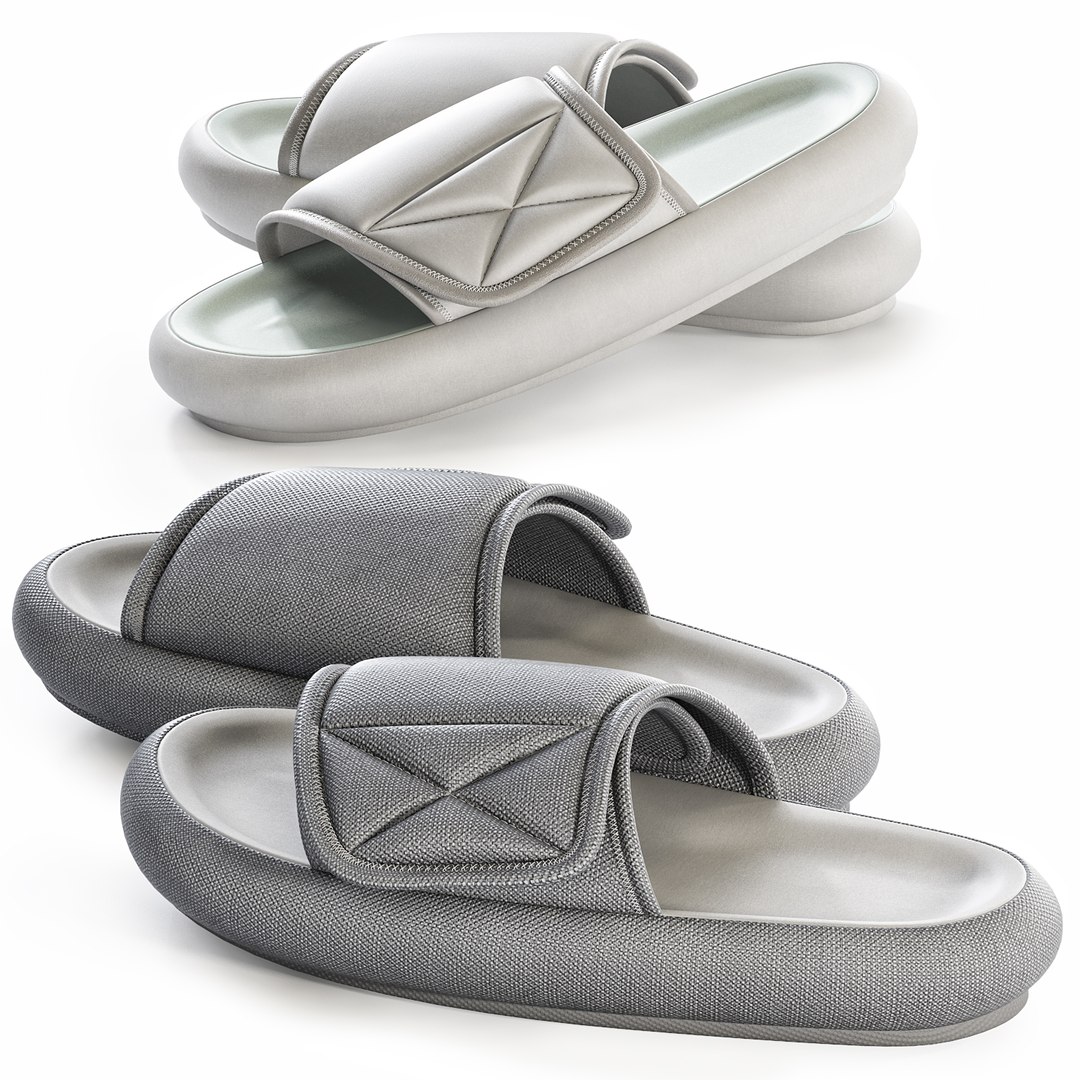 kanye west slippers 3D model https://p.turbosquid.com/ts-thumb/Do/8PqbtQ/a6W3swyH/big_3/jpg/1540839973/1920x1080/fit_q87/82ef810e75a7b0021a22eb395fdcab32ec1d586e/big_3.jpg