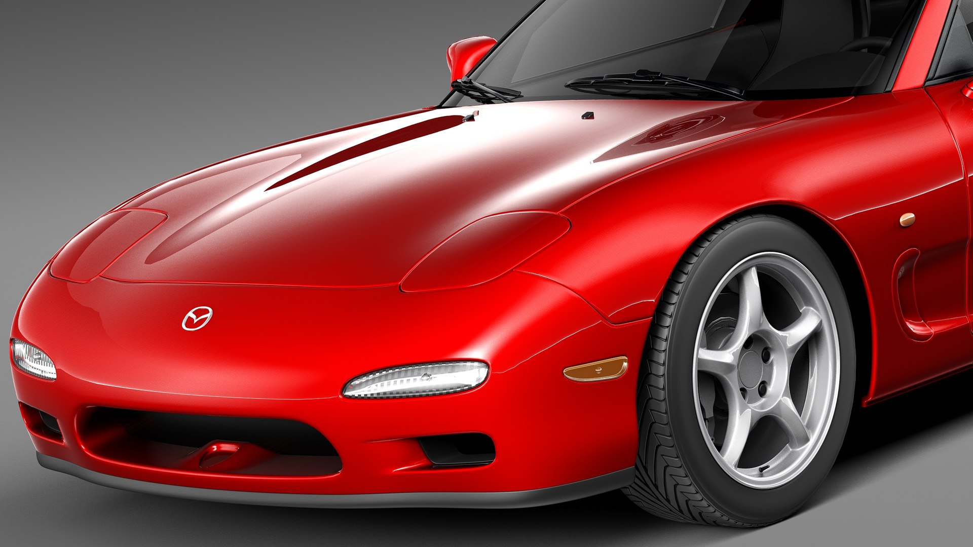 3ds Max Mazda Rx7 Rx-7 Sport Coupe