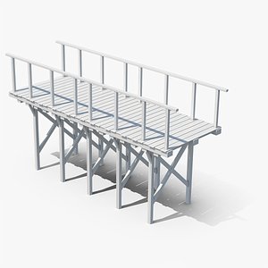 3D White Bridge