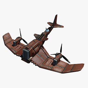 cartoony airplane 3d max