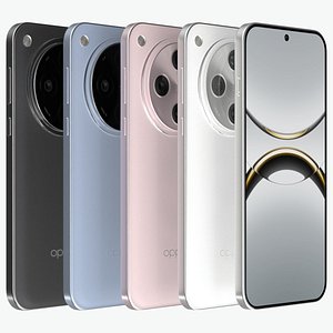 Oppo Find X8 All Colors 3D model