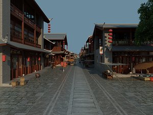 Ancient Commerce Street 3 3D model