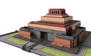 3d lenin s mausoleum model