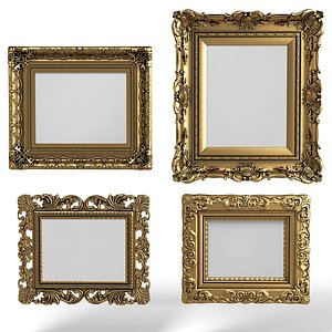 Baroque  Picture Frames Set
