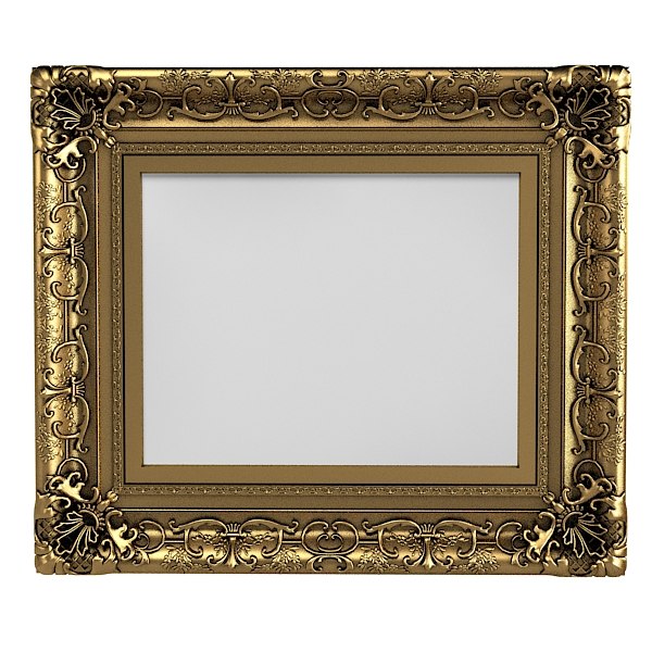 3dsmax baroque picture frames