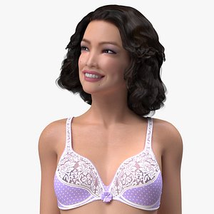Asian Woman in Lingerie Rigged