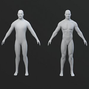 Free Blender Male Body Models