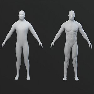 Male Character Base Mesh Free