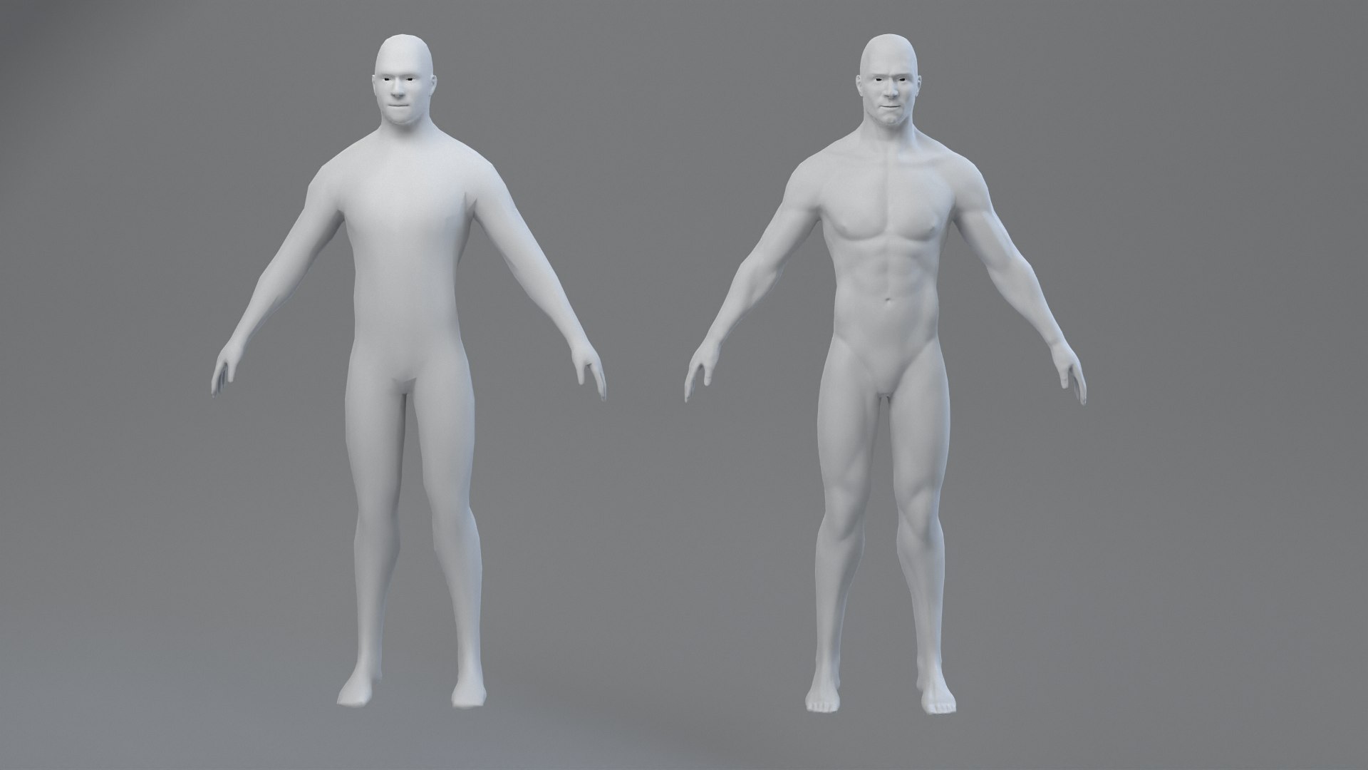 Free Male Character Base Mesh Free 3D Model - TurboSquid 2118649