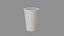 vaso de papel dorado